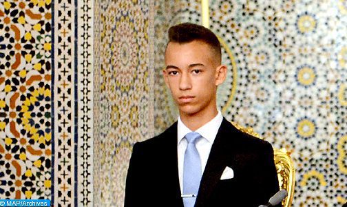 Il principe ereditario Moulay El Hassan riceve i bambini maqdessis