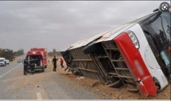 Marrakech : Un bus se renverse, faisant plusieurs blessés
