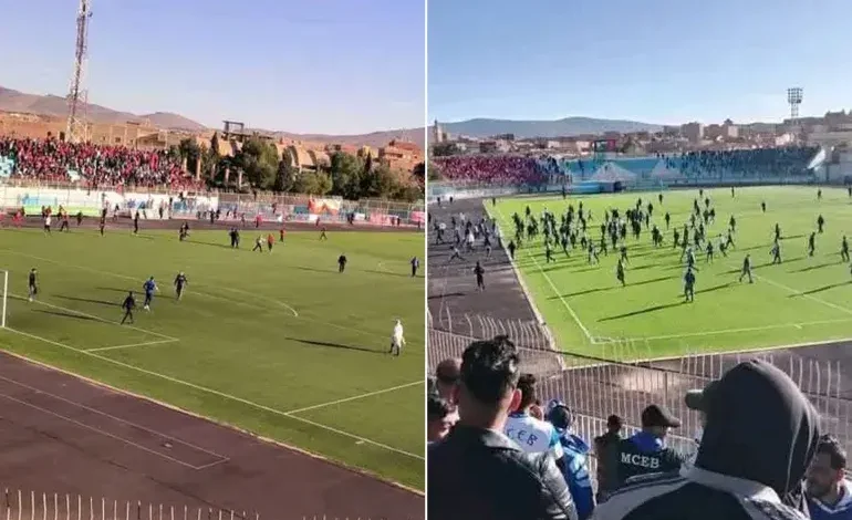 Gli stadi algerini sono in fiamme… gravi disordini nel campionato algerino