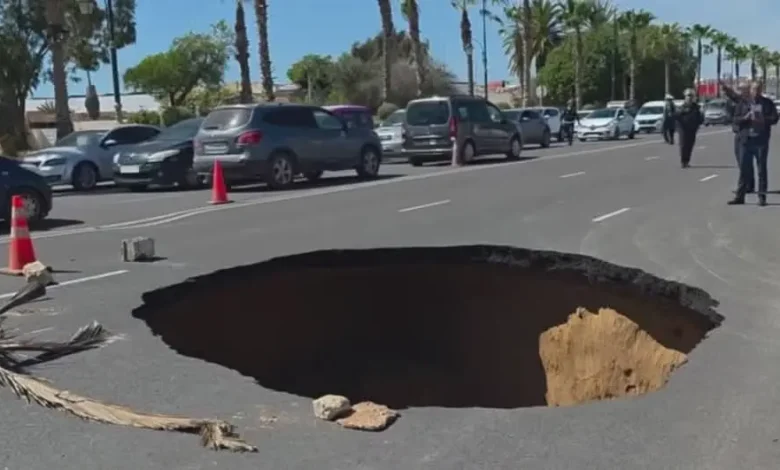 Il gruppo Agadir annuncia le ragioni del crollo della terra in Mohamed v Street