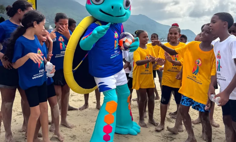 Tikay, la mascotte ufficiale della Coppa del Mondo Soccer di Shook di FIFA Seychelles 2025 ™