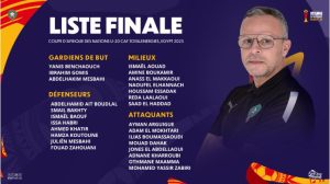 L'allenatore M. Mohamed Ouahbi evoca 26 giocatori per la lattina u20