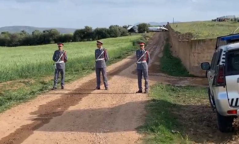 Un aereo privato si schianta in Fez provoca 4 lesioni