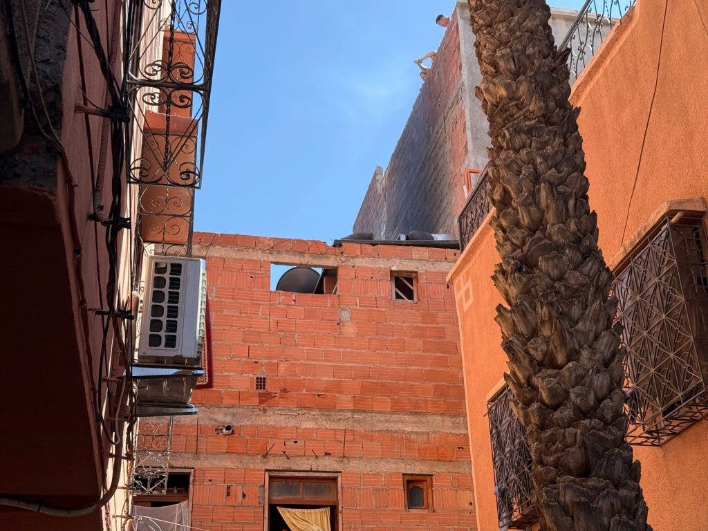 Marrakech .. Il fuoco arriva a casa dei poveri di Marrakech (foto)