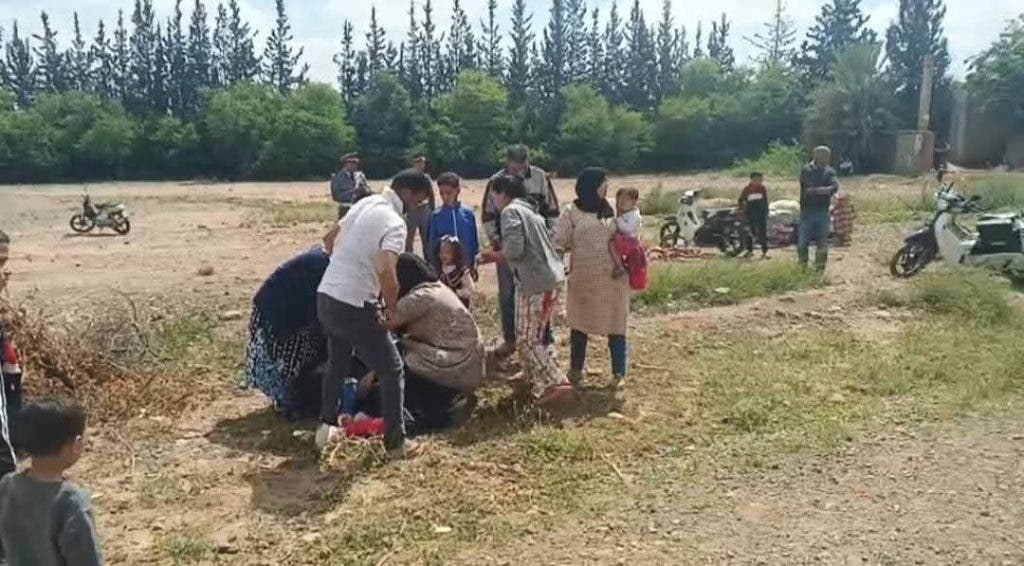 Marrakech .. Un atterraggio di sicurezza per attuare una decisione legale di svuotare le case nella rotonda