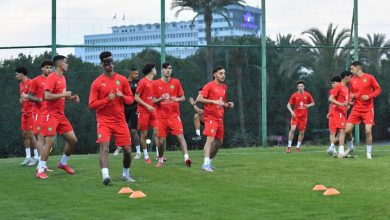 La squadra nazionale U20 arriva a Ismailia e svolge la sua prima sessione prima di affrontare la Tunisia domani alle 16:00.
