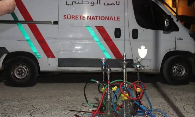 Al -Hoceima .. Un raid di sicurezza sul caffè "shisha" nel mezzo di Imzouren