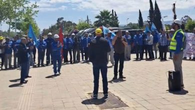 I lavoratori della stazione termica di Jarrada protestano e continuano a degenerare