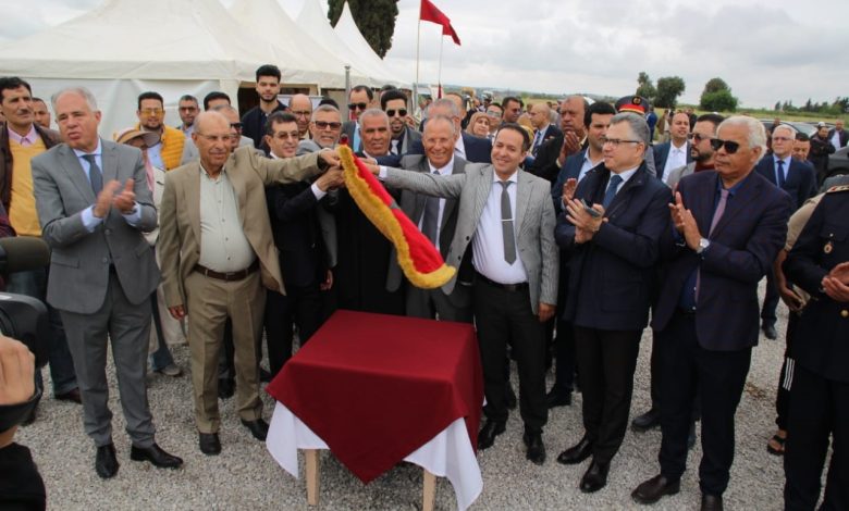 Lancio ufficiale di lavori di costruzione del Federal Center for Training Football Plakers nella città di Hakimi
